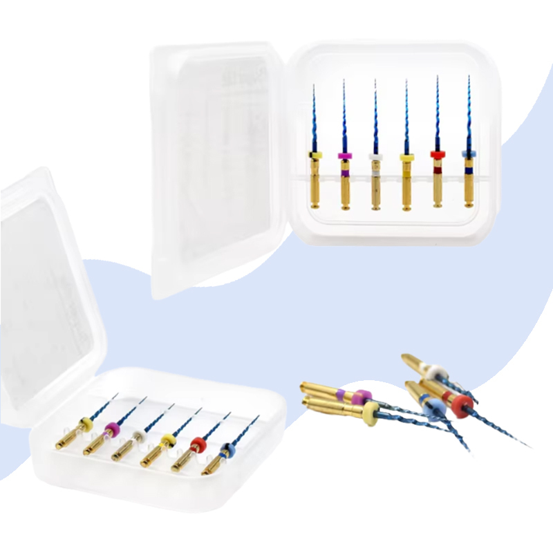 Dental Endo Blue Root Files Universal Engine Use Rotary Files Endodontic Nitedent NITI Dentist Tool,Dental Endo Blue Files - Universal Root Canal Files 25mm/28mm High Elasticity, Anti-Fracture Endodontic Files for Teeth Treatment