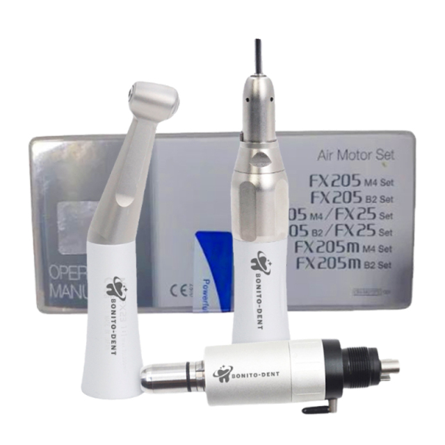 Dental FX Slow Low Speed Handpiece Straight Contra Angle Air Motor 4 Holes Kit N-s-k Teeth Polishing Tool Dentists Equipment,Dental FX Slow Low Speed Handpiece Straight Contra Angle Air Motor 4 Holes Kit N-s-k Teeth Polishing Tool Dentists Equipment