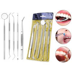 Dental Kit Stainless Steel Dental Mirror Probe and Tweezer Instrument Kit,Dental Kit Stainless Steel Dental Mirror Probe and Tweezer Instrument Kit