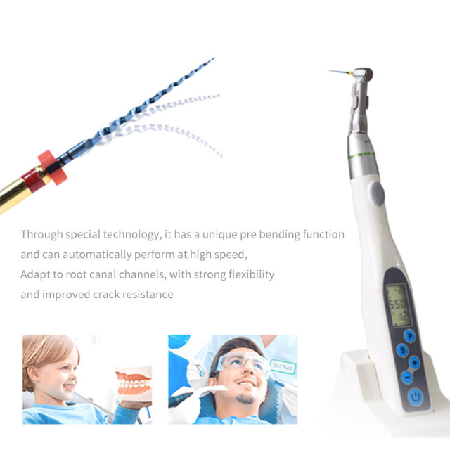 Dental Endo Blue Root Files Universal Engine Use Rotary Files Endodontic Nitedent NITI Dentist Tool,Dental Endo Blue Files - Universal Root Canal Files 25mm/28mm High Elasticity, Anti-Fracture Endodontic Files for Teeth Treatment