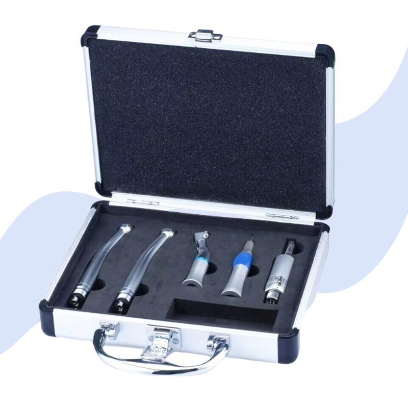 Dental Air Turbine Slow Low Speed Dental Handpiece High Speed Student Set for Dentist With Metal Box,Dental Air Turbine Slow Low Speed Dental Handpiece High Speed Student Set for Dentist With Metal Box
