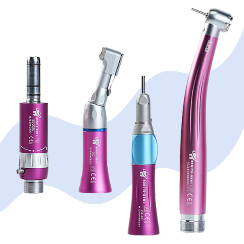 Dental Handpiece 2/4 Hole LED High Speed Air Turbine and External Water Spray Low Speed Handpiece Set,Dental Handpiece 2/4 Hole LED High Speed Air Turbine and External Water Spray Low Speed Handpiece Set