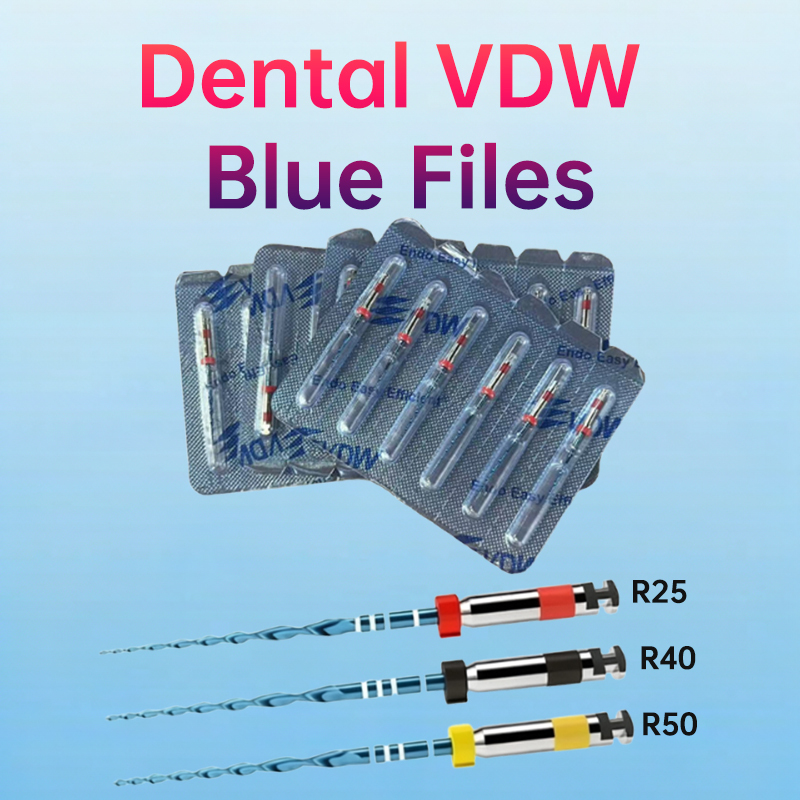 6pcs Dental VDW Blue Files Endodontic Reciprocating Files 21/25/31mm Sizes R25/R40/R50 Niti Rotary Single Use Only,6pcs Dental VDW Blue Files Endodontic Reciprocating Files 21/25/31mm Sizes R25/R40/R50 Niti Rotary Single Use Only