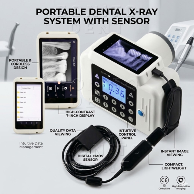 Dental Portable X Ray Unit Real-time Display Complete Set With X-Ray RVG Sensor Lab Equipment Dentistry With CE Certified,Dental Portable X Ray Unit Real-time Display Complete Set With X-Ray RVG Sensor Lab Equipment Dentistry With CE Certified