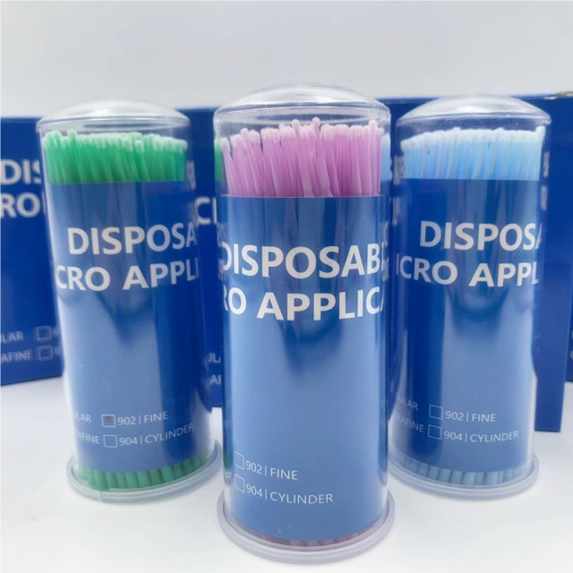 100PCS Dental Materials Disposable Micro Brush Applicators Colorful Brush Beauty Makeup Oral Care Applicator Brush Dentistry,100PCS Dental Materials Disposable Micro Brush Applicators Colorful Brush Beauty Makeup Oral Care Applicator Brush Dentistry