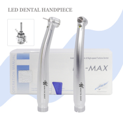 Dental Products Dental Handpiece 3 Water Spray Led High Speed Handpiece Push Button Dental Air Rotor Turbine Dentist Use,NSK style high speed dental handpiece with triple water spray, ceramic bearings and push button chuck for stable cutting, low noise and precise dental procedures.