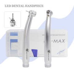 Dental Products Dental Handpiece 3 Water Spray Led High Speed Handpiece Push Button Dental Air Rotor Turbine Dentist Use,NSK style high speed dental handpiece with triple water spray, ceramic bearings and push button chuck for stable cutting, low noise and precise dental procedures.