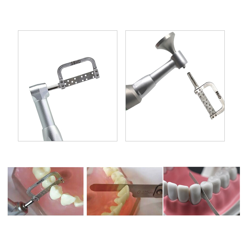 Dental Interproximal Enamel Reduction IPR Contra Angle 4:1 Handpiece Gauge Measure Tooth Gap Reciprocating Orthodontic,Dental Interproximal Enamel Reduction IPR Contra Angle 4:1 Handpiece Gauge Measure Tooth Gap Reciprocating Orthodontic