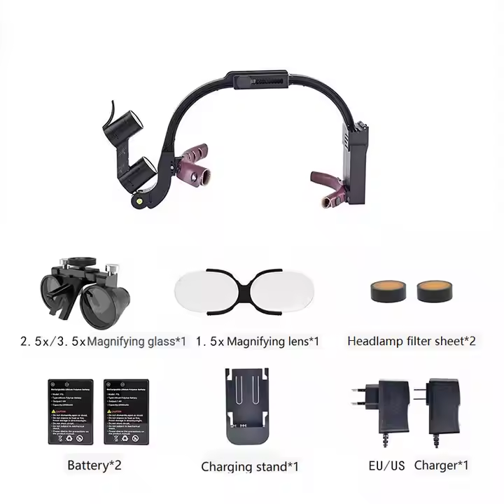 Wholesale Medical Dental Equipment Dental Headlight 3.5x 2.5x Dental Loupes With Led Light,Wholesale Medical Dental Equipment Dental Headlight 3.5x 2.5x Dental Loupes With Led Light