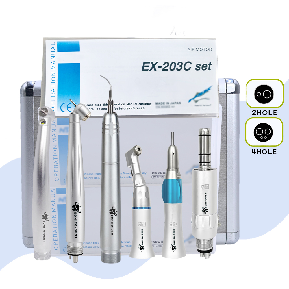 Dental NSK Supply Type Push Button 45 Degree Dental Handpiece Kit Air Turbine Low Speed Contra Angle 2/4 Holes Scaler,Dental NSK Supply Type Push Button 45 Degree Dental Handpiece Kit Air Turbine Low Speed Contra Angle 2/4 Holes Scaler