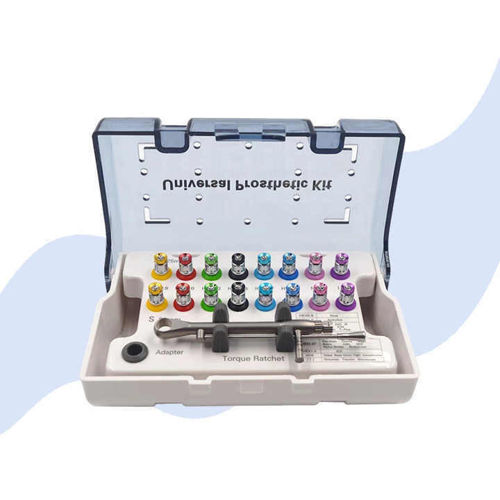 Dental Implant Prosthetic Kit Torque Wrench Screw Drivers Hand Use Metal Tools Manual Power Source,Dental Implant Prosthetic Kit Torque Wrench Screw Drivers Hand Use Metal Tools Manual Power Source