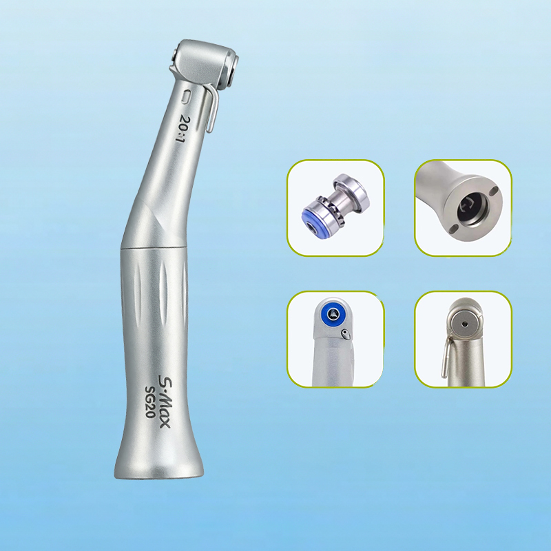 NSK 20:1 Dental Implant Contra Angle Handpiece Low Speed for Implantology Motor Carton Stainless Steel Surgery Medical Equipment,20:1 Dental Implant Contra Angle Handpiece Low Speed for Implantology Motor Carton Stainless Steel Surgery Medical Equipment