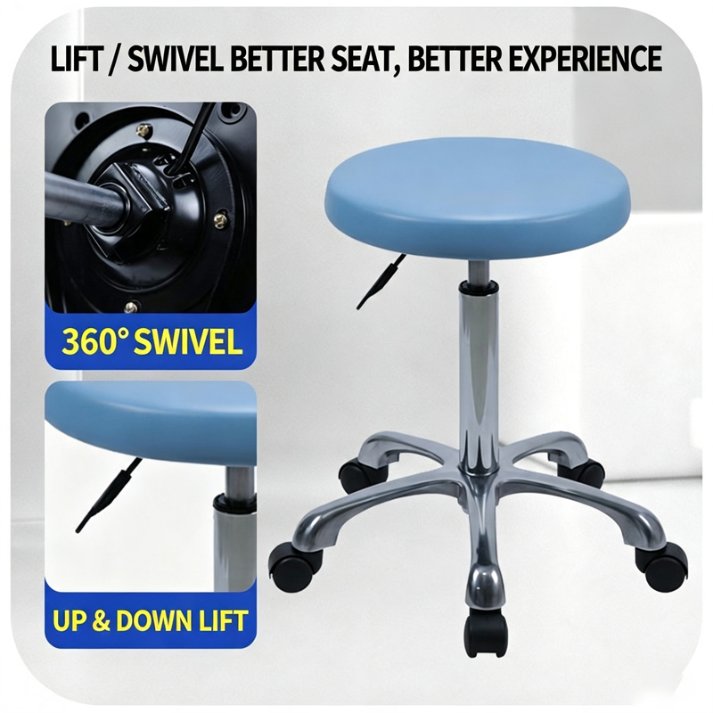Clinic Hospital Lift Chair Modern Emory Foam Cushion Portable Movable Gliding Base Height Adjustable Dental,Clinic Hospital Lift Chair Modern Emory Foam Cushion Portable Movable Gliding Base Height Adjustable Dental