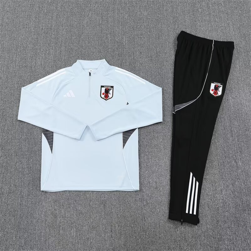 25-26 Japan Grey Training Kits Long Football Track suits