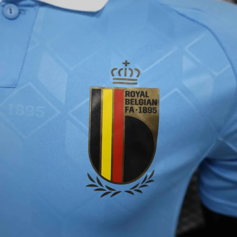 Euro Belgium Nation 2024 Away Jersey Player Version