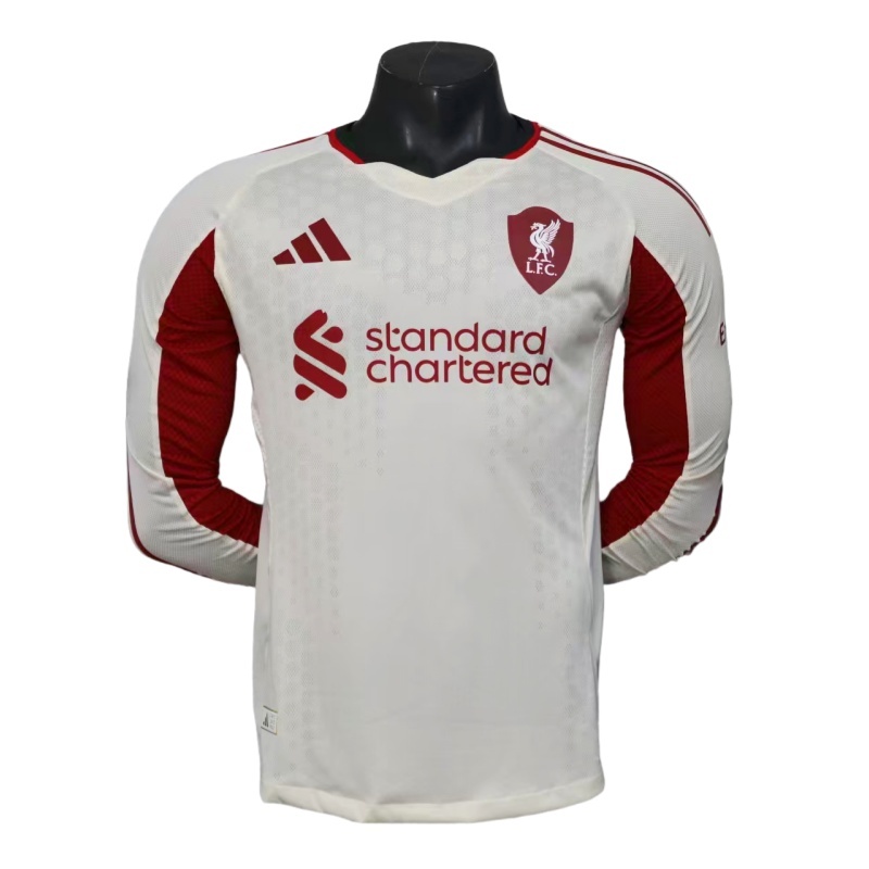 Liverpool away Long Sleeve football jersey 25-26 player version
