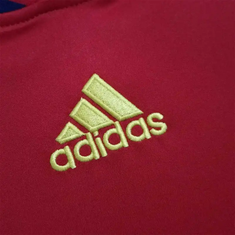 2010 Spain Nation Retro Jersey Home World Cup
