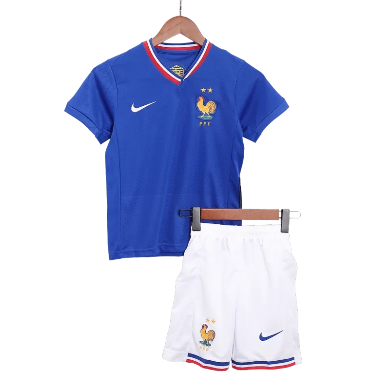 2024 Kids France Nation Home Kit Euro
