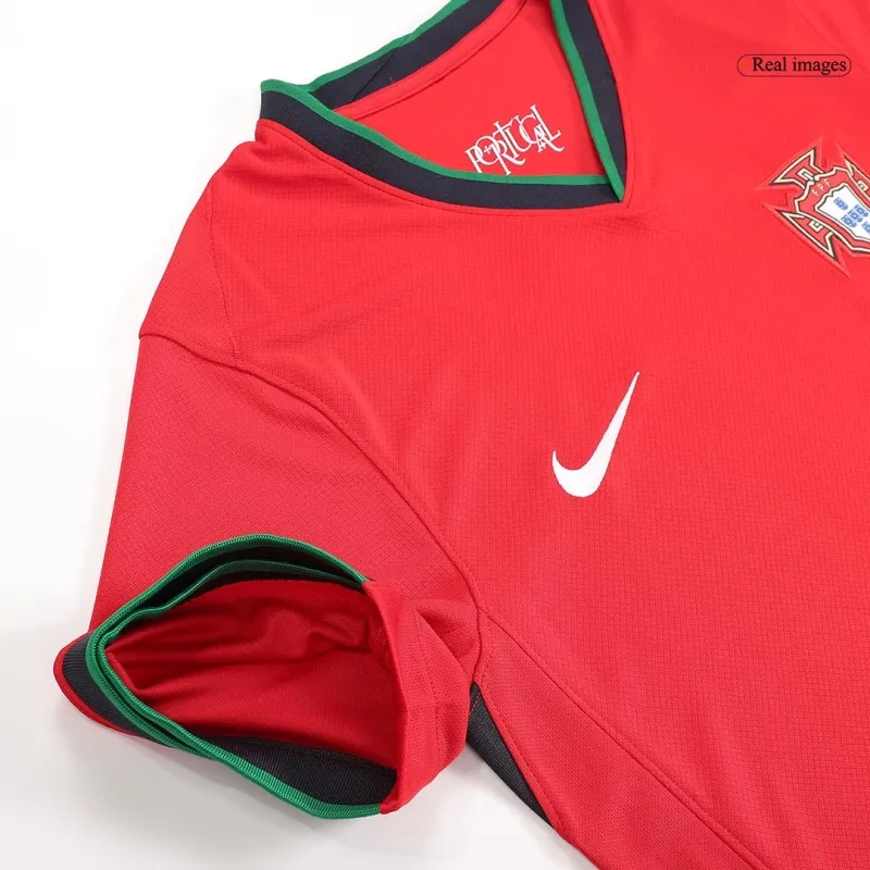 2024 Portugal Nation Home Ronaldo #7 R. Leão #17 Pepe #3 Jersey Euro