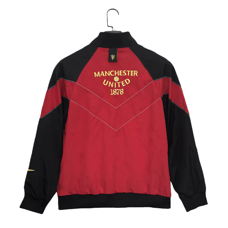 06-07 Manchester United Retro Red Windbreaker Jackets