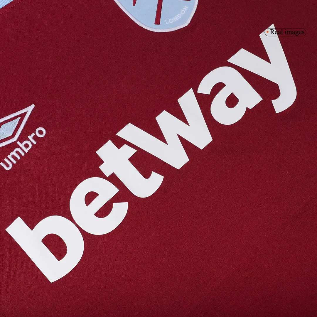 West Ham United Home L.Paquetá 10 Shirt 2024-2025 Fan version Size：S-4XL（Non-Customize）