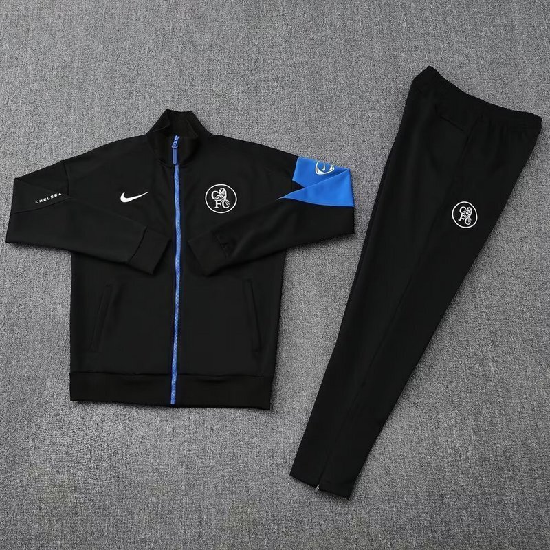 Chelsea Training Kit (jacket+Pants) Black 2025-26
