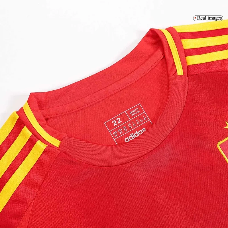 2024 Kids Spain Nation Home Kit EURO  Youth Apparels