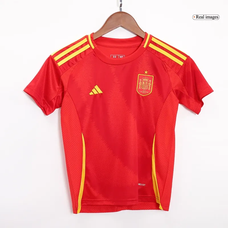 2024 Kids Spain Nation Home Kit EURO  Youth Apparels