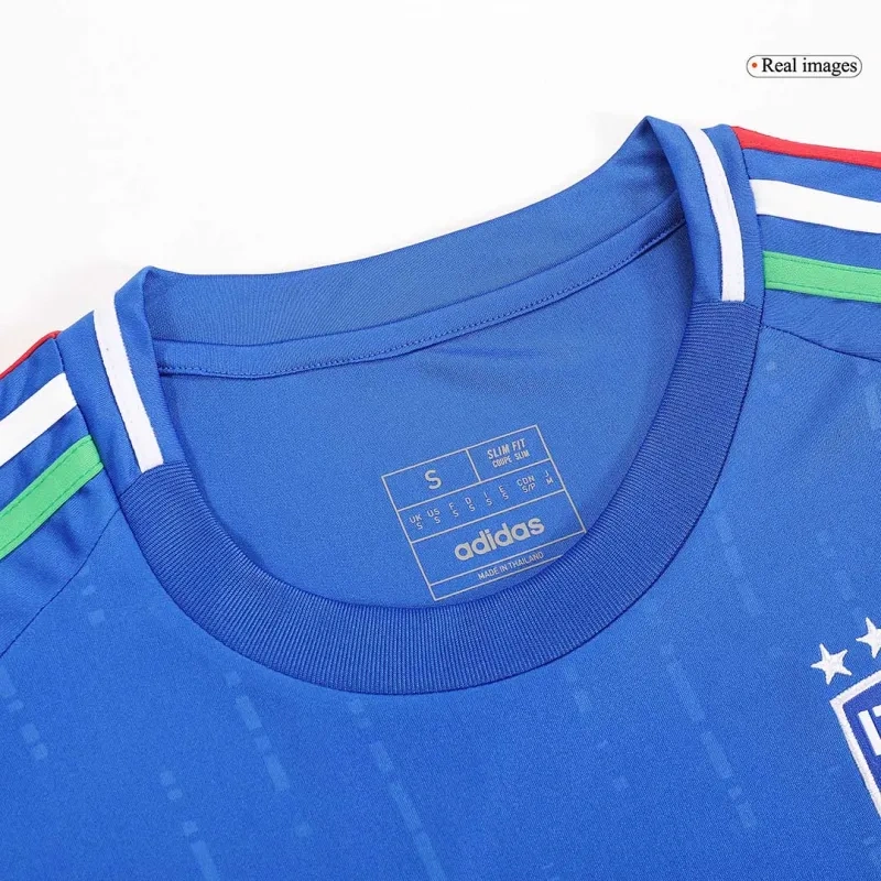 2024 EURO Nation Italy Home Jersey CHIESA #14 BARELLA #18 DIMARCO #3
