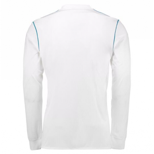 Real Madrid Retro Home Long Sleeve Jersey 2017-18