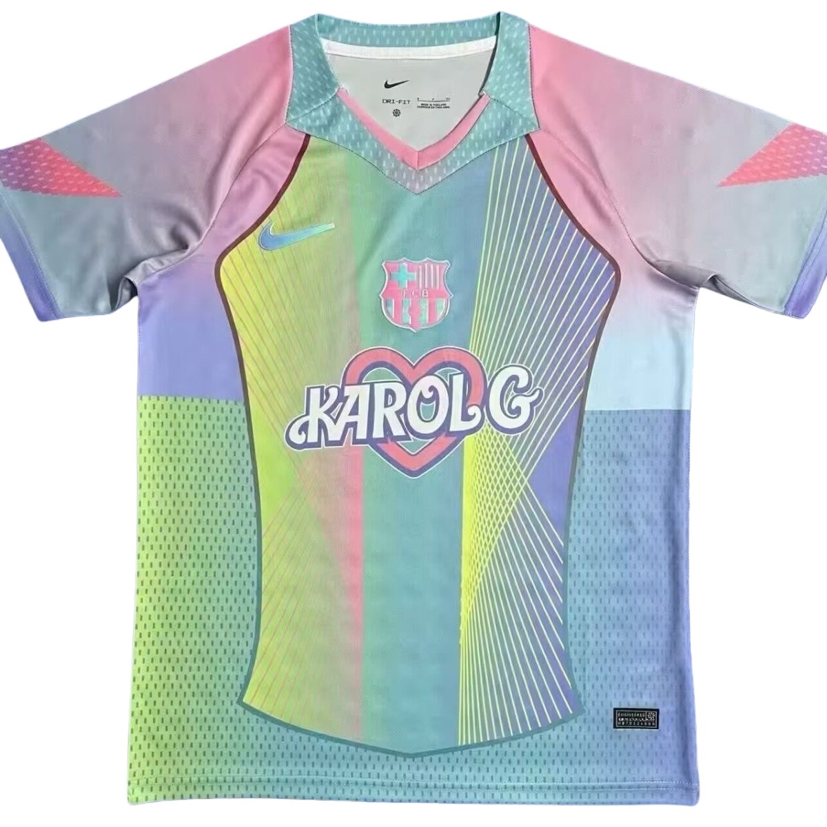 Barcelona blue Barbie Princess's Mermaid special Edition Football Shirt 2025-26（Non customized）