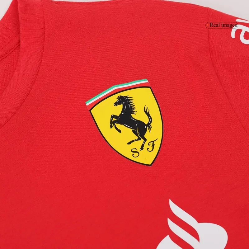F1 Scuderia Ferrari Racing Team Charles Leclerc Driver T-Shirt 2024