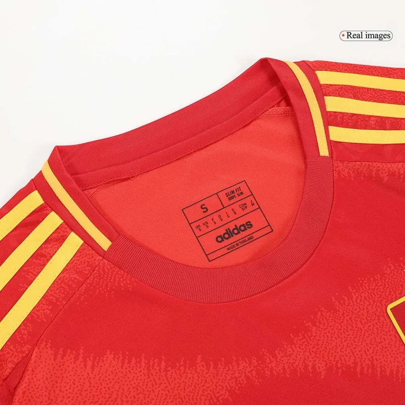 2024 Euro Spain Nation Home Jersey LAMINE YAMAL #19 RODRIGO #16 MORATA #7