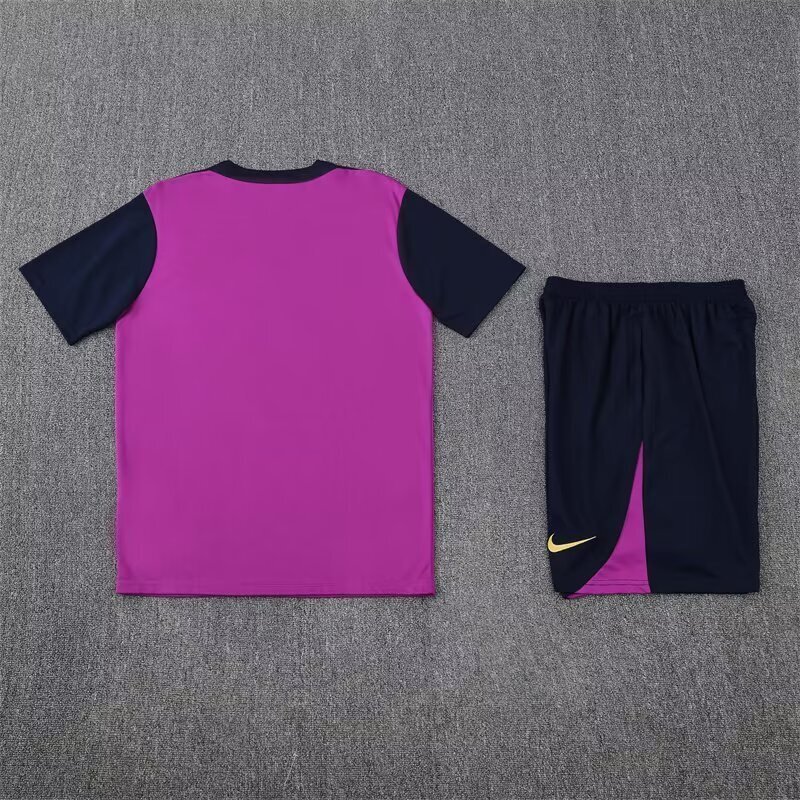 25-26 Barcelona Pink Training Kits Football Tracksuits
