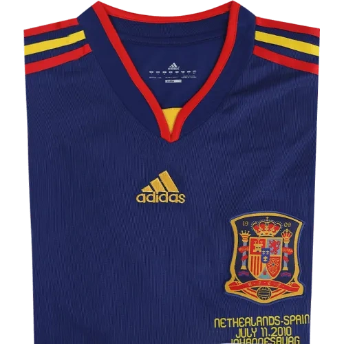 2010 Spain Nation Retro Jersey Away World Cup Final