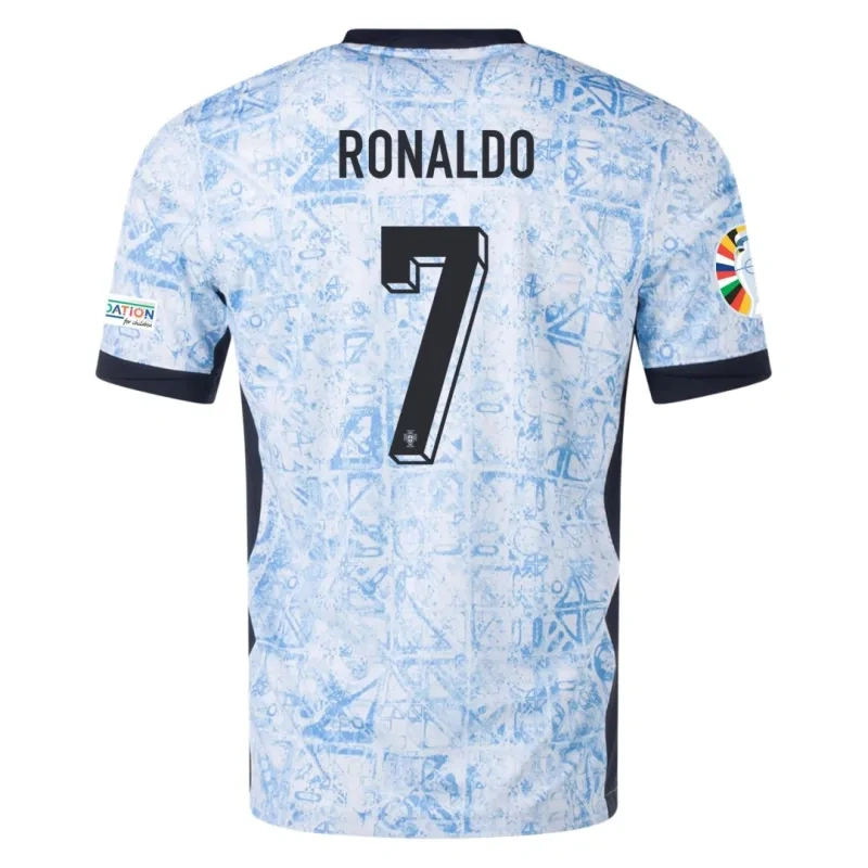 2024 Portugal Nation Away Ronaldo #7 R. Leão #17 Pepe #3 Jersey Euro
