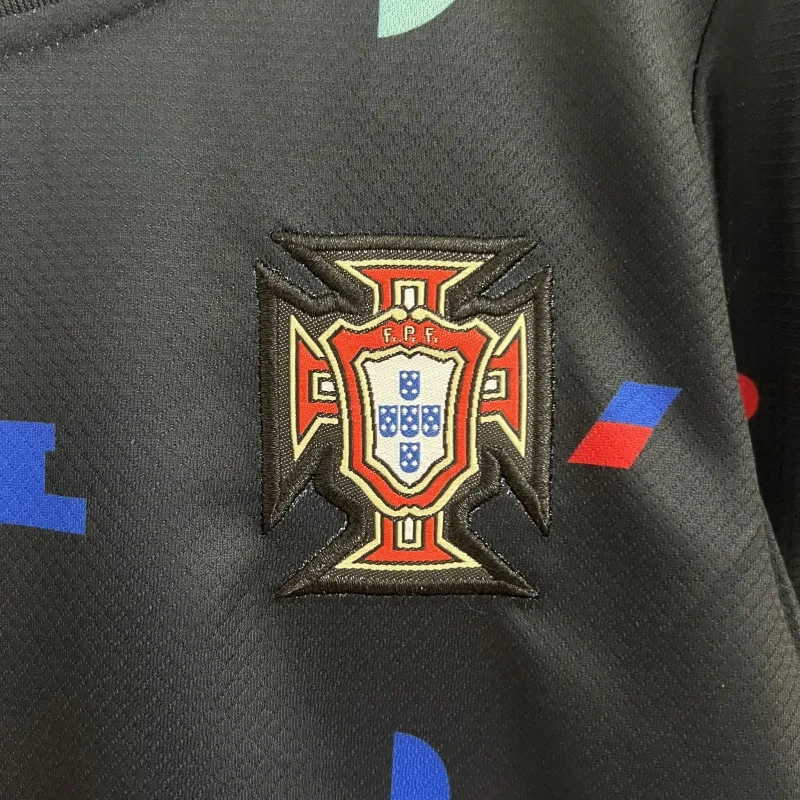 2024 Portugal Grey Training Kid Kits Youth Apparels Sport Jersey