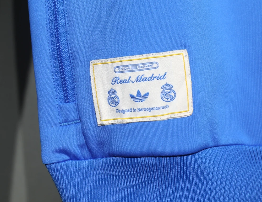 25-26 Real Madrid Training Kit (jacket+Pants) Blue