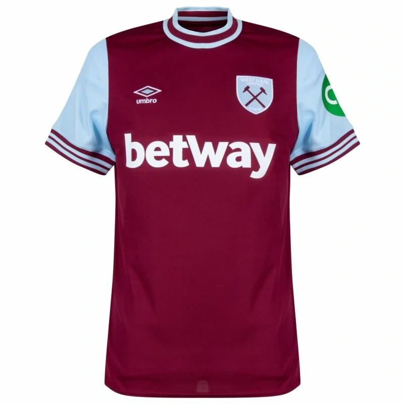 West Ham United Home Di Canio 10 Shirt 2024-2025 Fan version Size：S-4XL（Non-Customize）