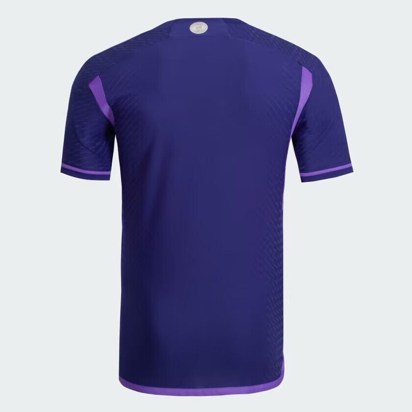 2022 Argentina World Cup Champion Edition 3 stars Away Jersey Player Version