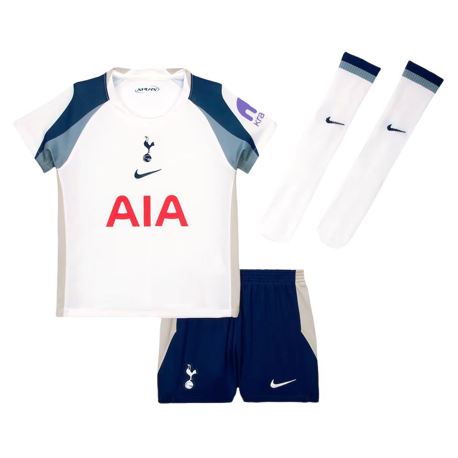 Kids Tottenham Hotspur Home Soccer Kits 25-26 (Jersey+Shorts+Socks)