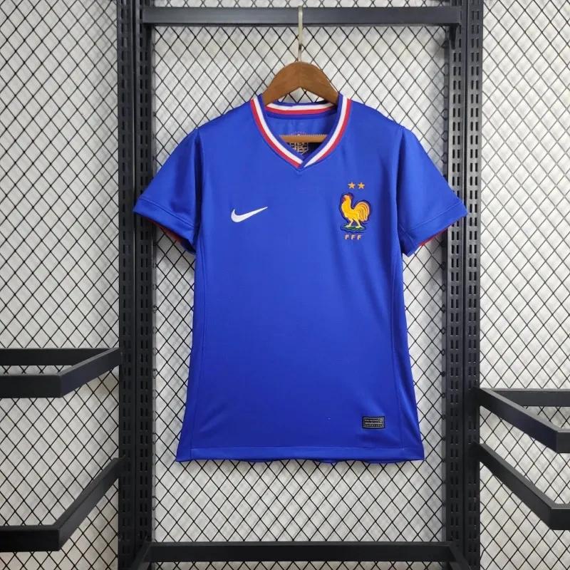 2024 Women's France Nation  Home Jersey Euro