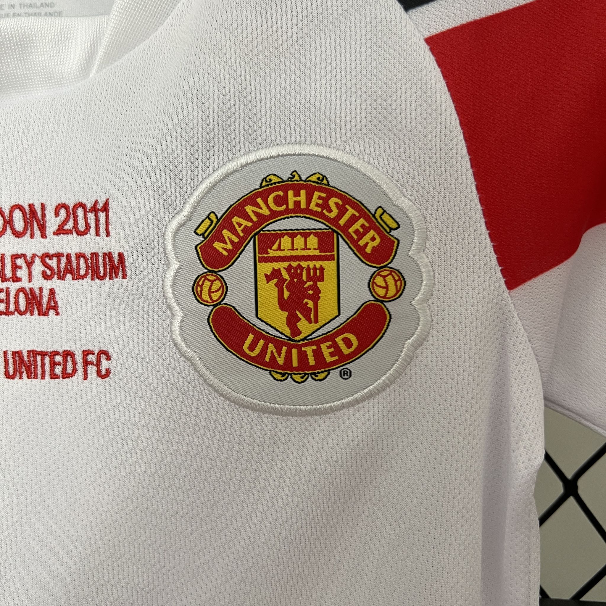 Manchester United 10-11 Away Champions League Retro Kids Kits Youth Apparels Jersey
