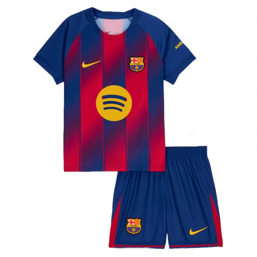 Adult set Barcelona Home Kits (Jersey+Shorts) 25-26