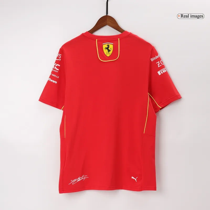 F1 Scuderia Ferrari Racing Team Charles Leclerc Driver T-Shirt 2024