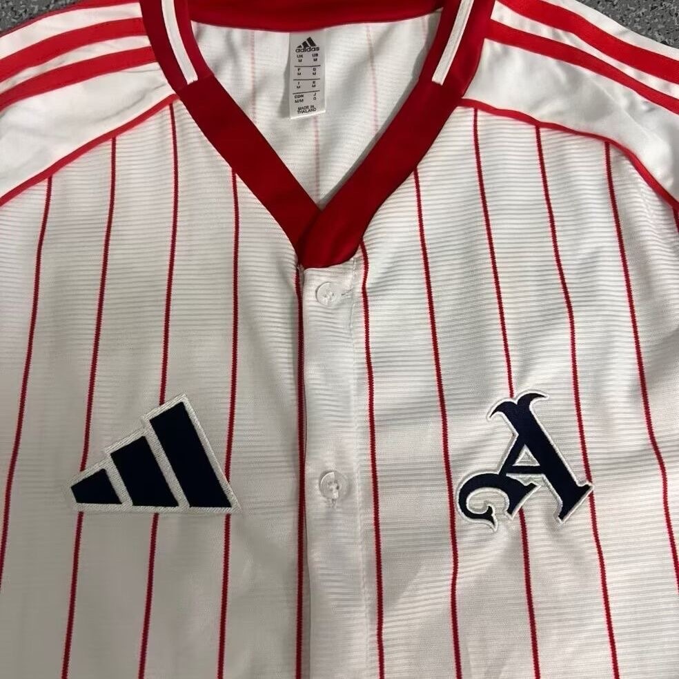 Arsenal Baseball style Pre Match Casual Training Soccer shirt 25-26