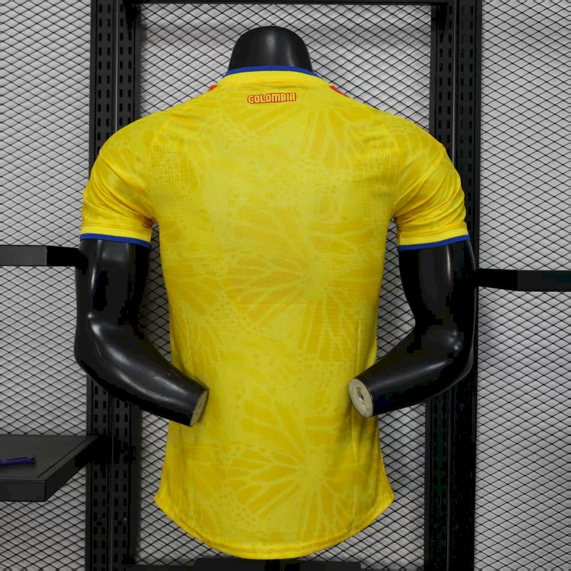 Mens Colombia 2026 World Cup Home Jersey Player Version