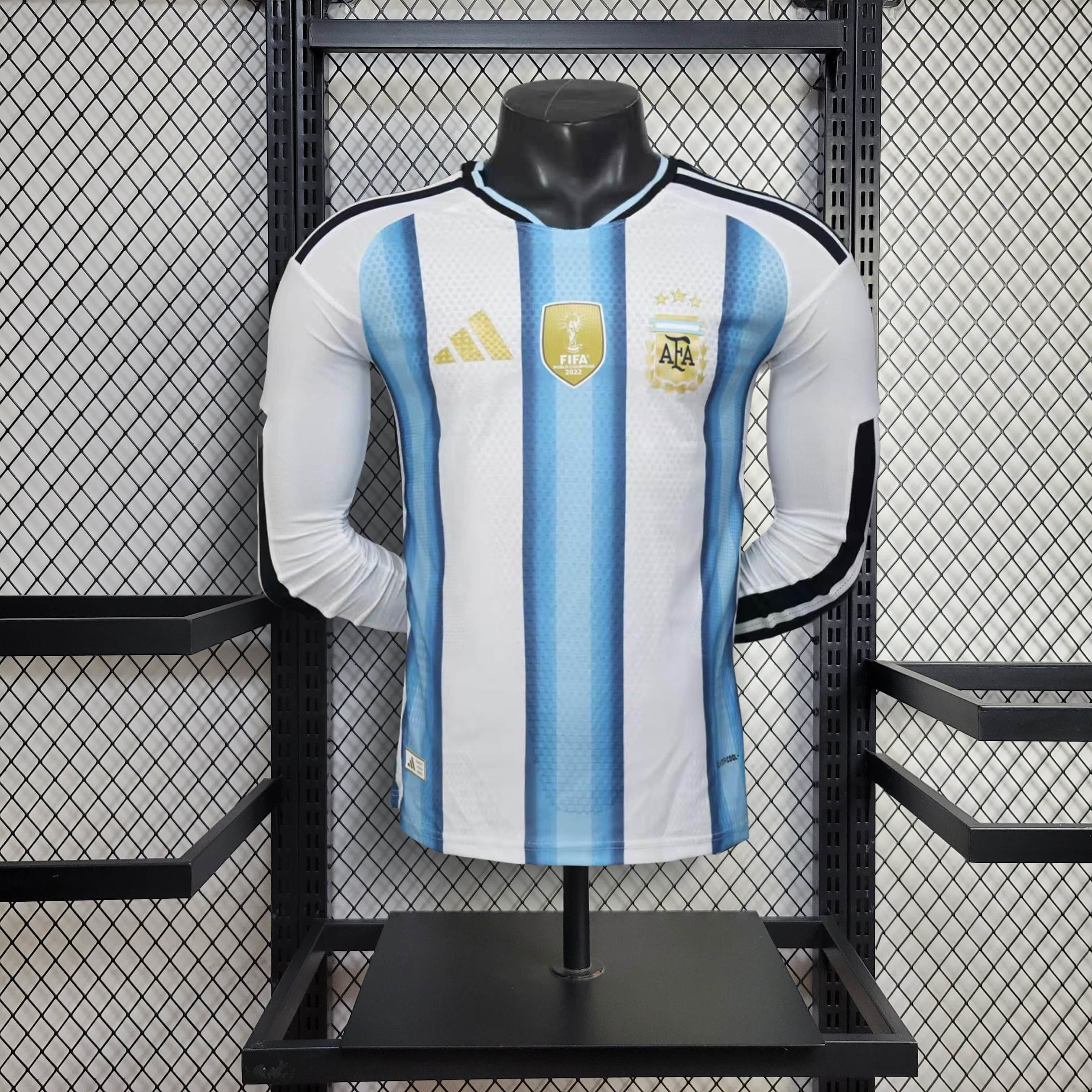 Argentina 2026 World Cup Home Long Sleeve Jersey Player Version