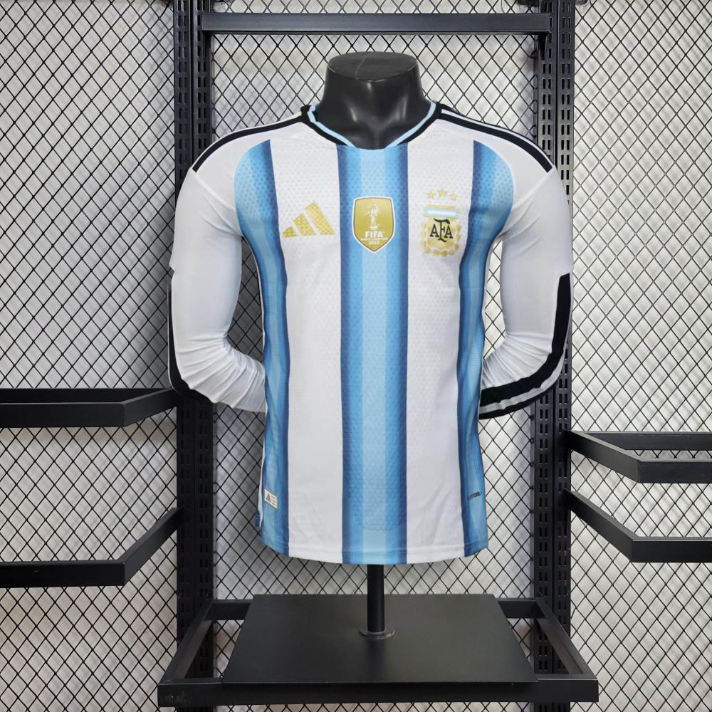 Argentina 2026 World Cup Home Long Sleeve Jersey Player Version