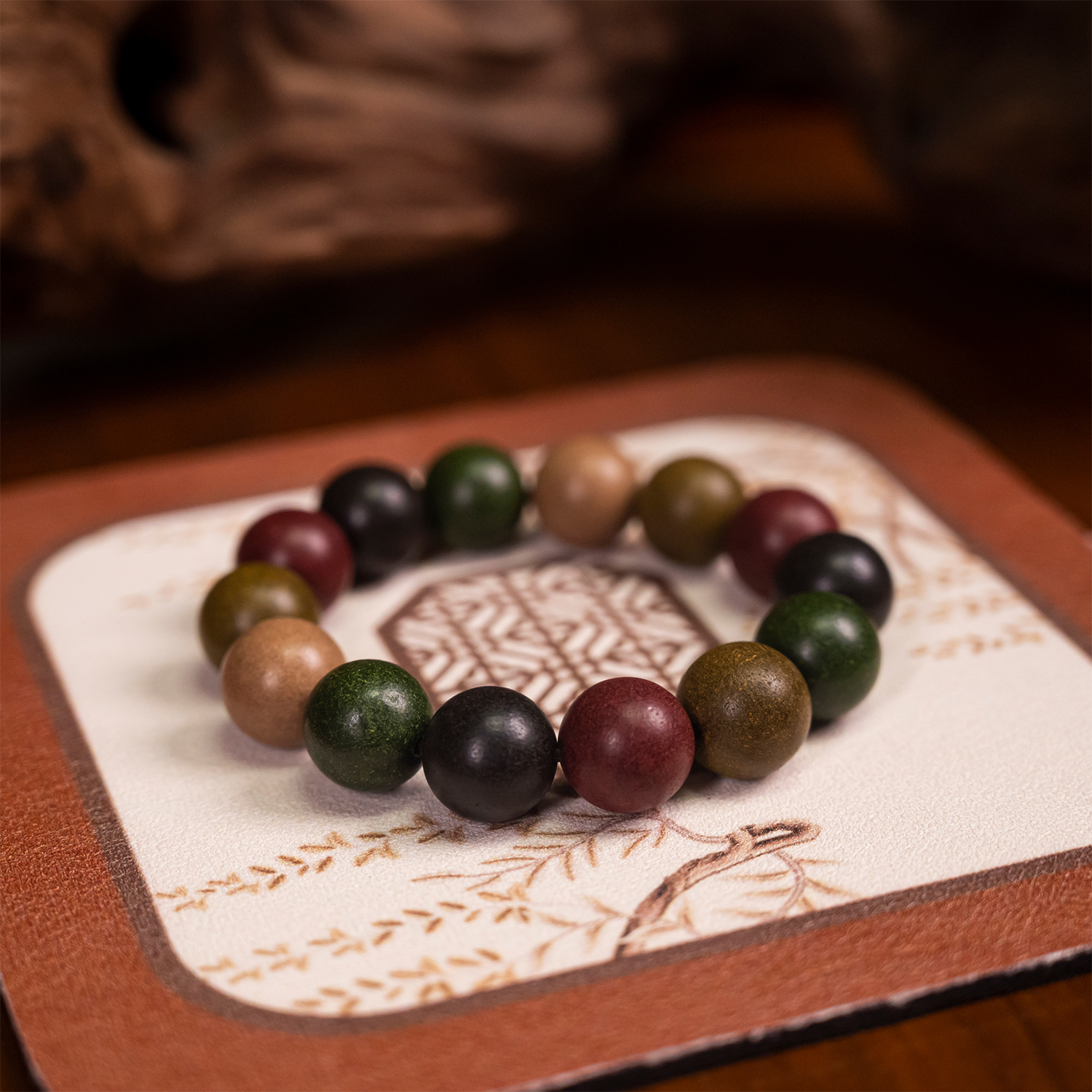 Five Wealth Guardians Incense Bracelet Five Elements Energy & Prosperity Balance Bracelet